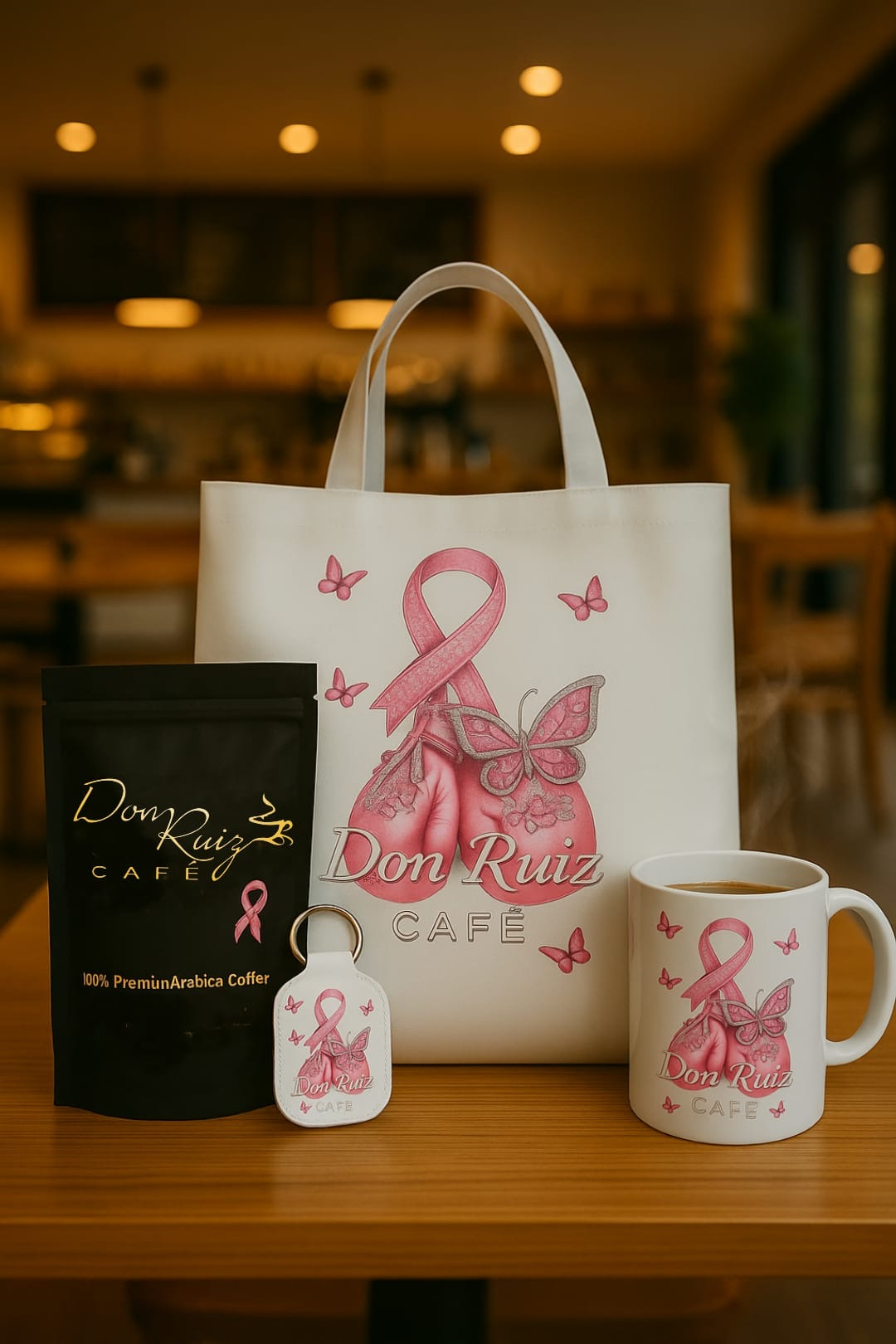 Don Ruiz Cafe' Breast Cancer Awareness Bundle-Limited Edition